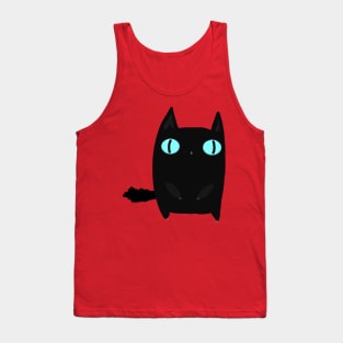 Fat Black Cat Tank Top